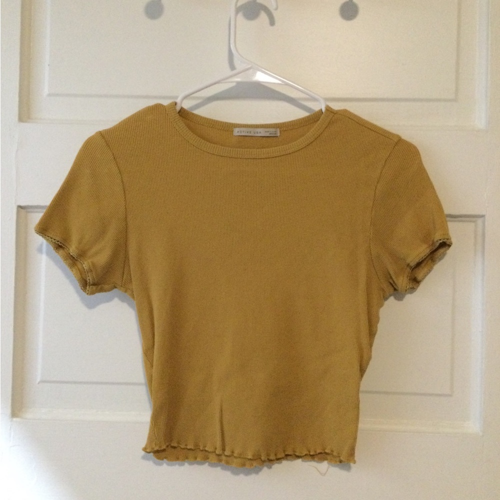 Ribbed crop top